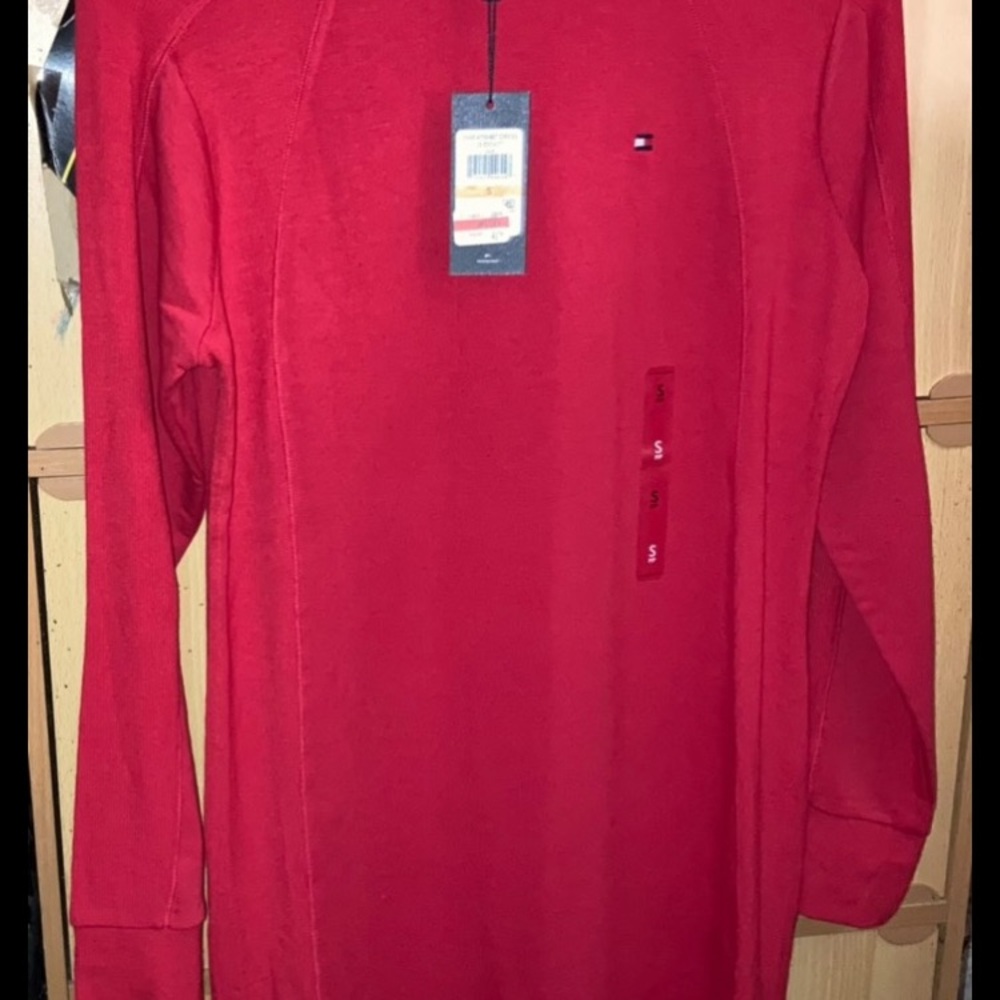 Tommy Hilfiger women Vibrant Red Long Sleeve Tee